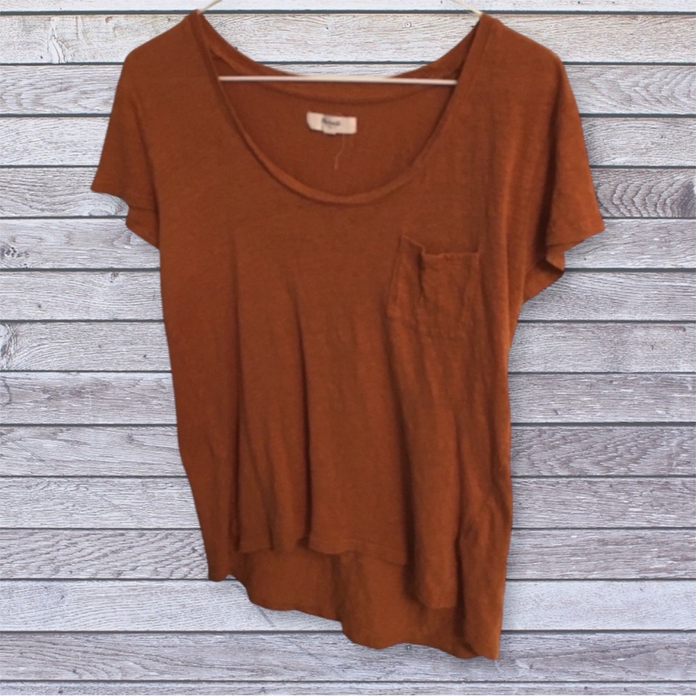 Madewell short sleeve top medium